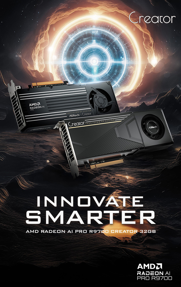 Radeon AI PRO R9700 Creator 32GB